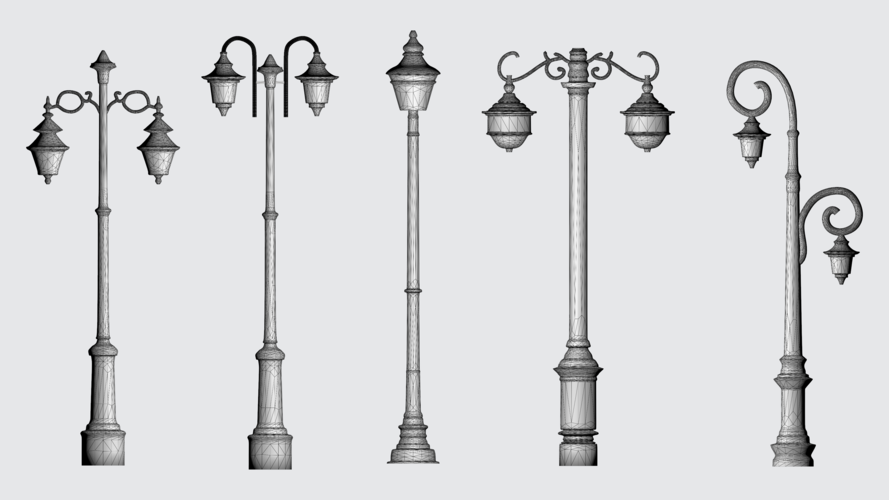 Timeless Heritage Lamp 3D Model - Vintage Lighting Design v2 3D Print 538447