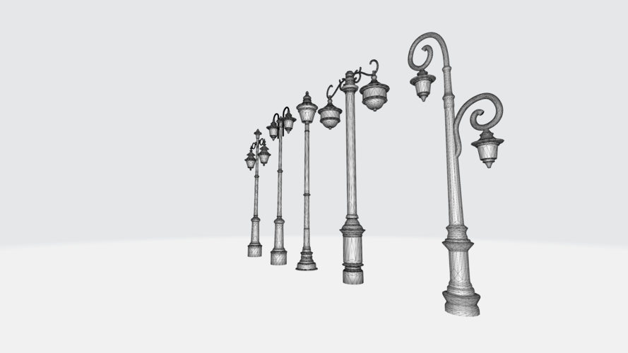 Timeless Heritage Lamp 3D Model - Vintage Lighting Design v2 3D Print 538448