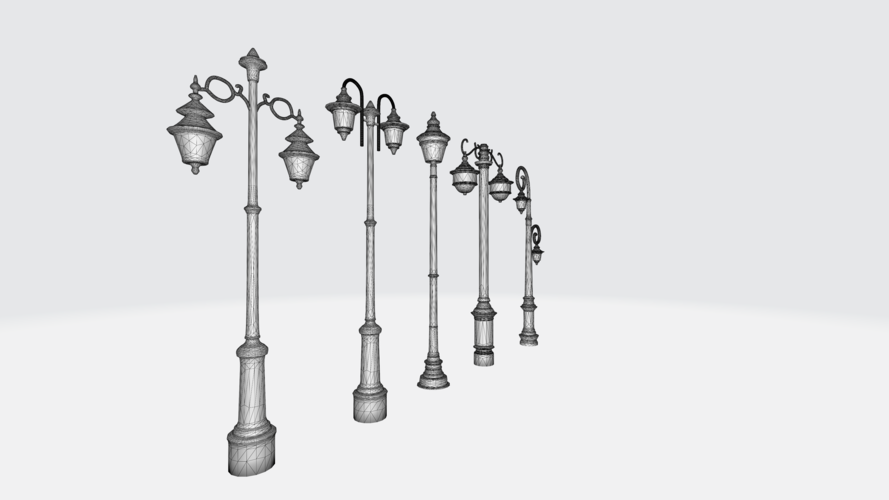 Timeless Heritage Lamp 3D Model - Vintage Lighting Design v2 3D Print 538449