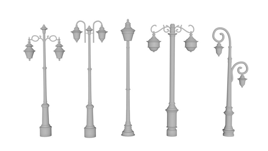 Timeless Heritage Lamp 3D Model - Vintage Lighting Design v2 3D Print 538452