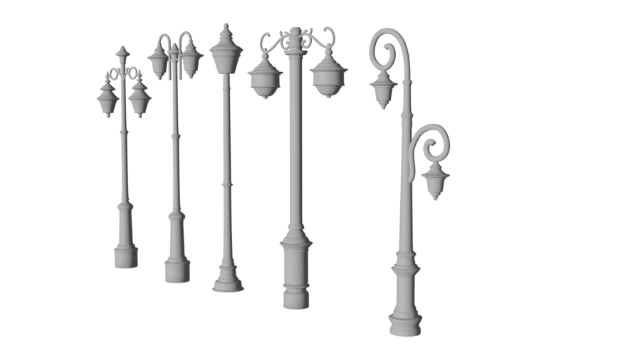 Timeless Heritage Lamp 3D Model - Vintage Lighting Design v2 3D Print 538453