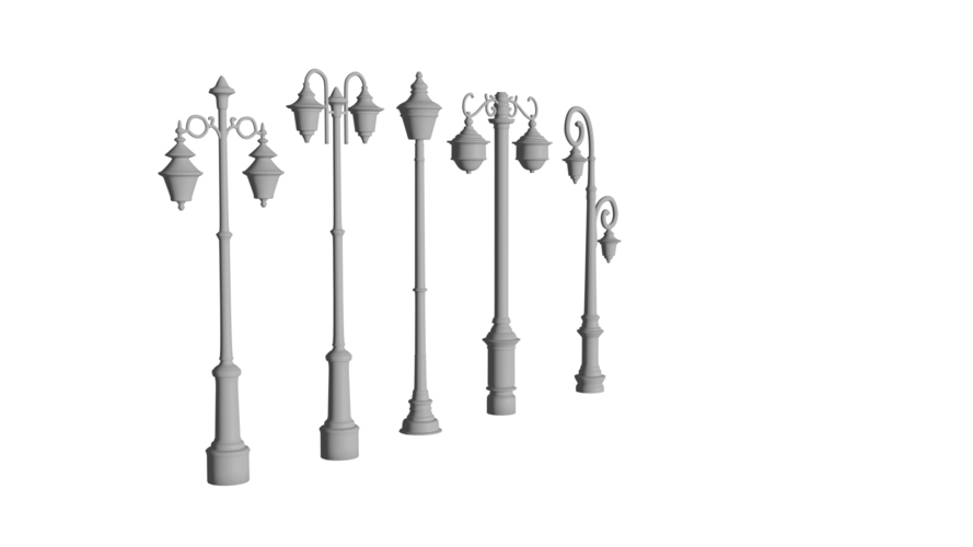 Timeless Heritage Lamp 3D Model - Vintage Lighting Design v2 3D Print 538454
