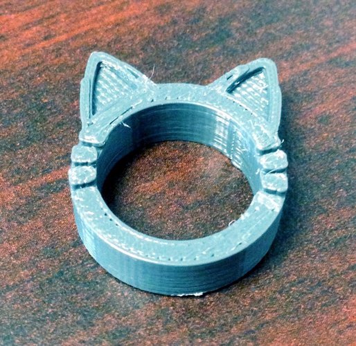Cat Kitty Ring 3D Print 53847
