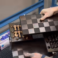 MAKE YOUR OWN CHESS TABLE WITH PORTABLE PIECES BOXES ! - Thumbnail 1