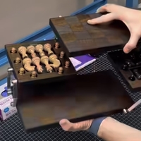 MAKE YOUR OWN CHESS TABLE WITH PORTABLE PIECES BOXES ! - Thumbnail 2