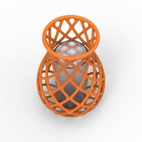 intertwining line vase - Thumbnail 4