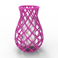 Small intertwining line vase 3D Printing 538624