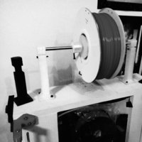 Adjustable Spool Mount for 4mm Aluminum or Box Frame  - Thumbnail 2