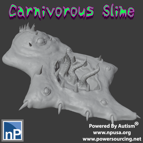Giant Carnivorous Slime, 01 3D Print 538685