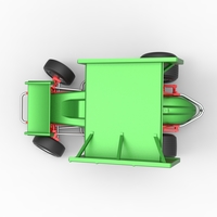 Vintage Winged Sprint car while turning 1:25 - Thumbnail 10