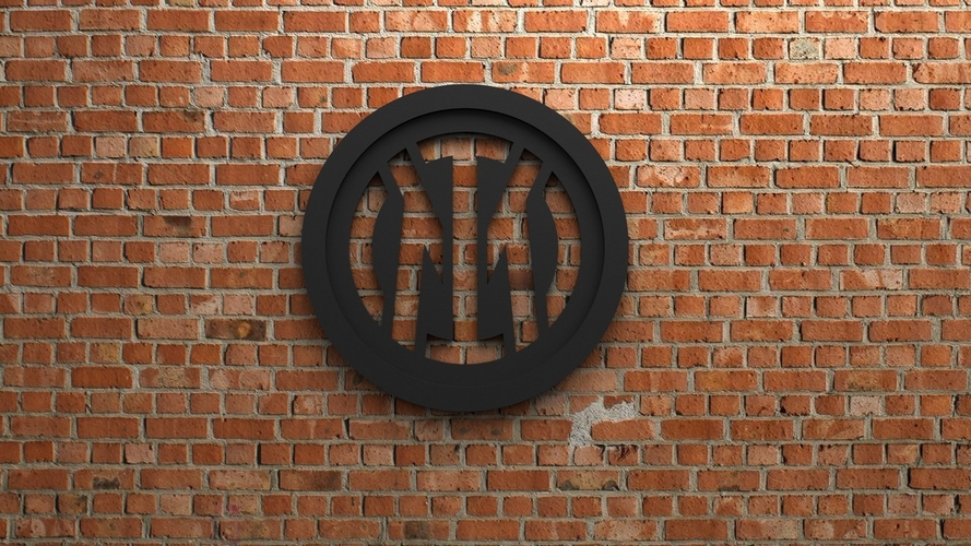 Inter Milan New Logo 3D Print 538725