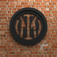 Small Inter Milan New Logo 3D Printing 538729