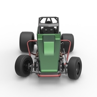 Vintage Sprint car while turning 1:25 - Thumbnail 3