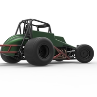 Vintage Sprint car while turning 1:25 - Thumbnail 19