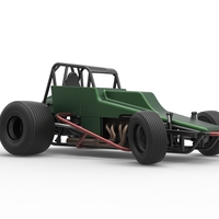 Vintage Sprint car while turning 1:25 - Thumbnail 21