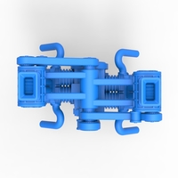 Flat 4 engine with double supercharger 1:25 - Thumbnail 5