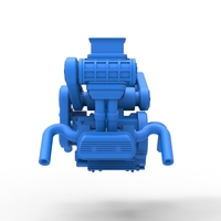Flat 4 engine with double supercharger 1:25 - Thumbnail 7
