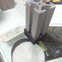 Small X-Bar End Cap 3D Printing 53877