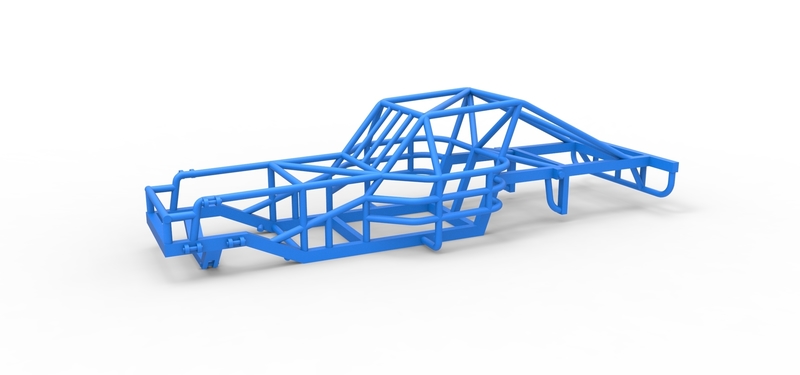 Frame of Outlaw Figure 8 Modified stock car 1:25