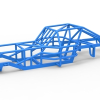 Small Frame of Outlaw Figure 8 Modified stock car 1:25 3D Printing 538807