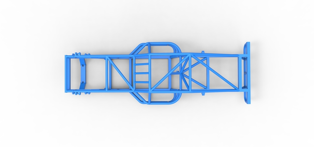 Frame of Outlaw Figure 8 Modified stock car 1:25 3D Print 538814