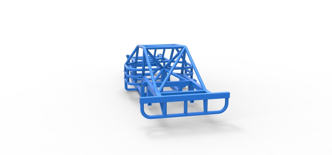 Frame of Outlaw Figure 8 Modified stock car 1:25 3D Print 538816