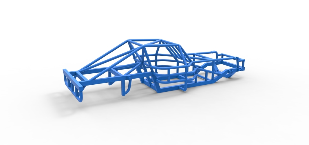 Frame of Outlaw Figure 8 Modified stock car 1:25 3D Print 538818