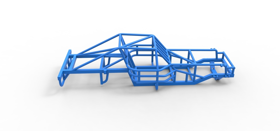 Frame of Outlaw Figure 8 Modified stock car 1:25 3D Print 538819