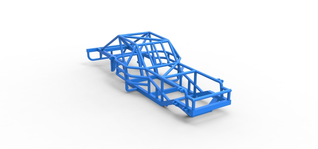 Frame of Outlaw Figure 8 Modified stock car 1:25 3D Print 538821