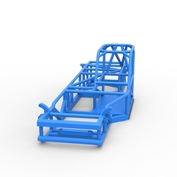Frame of Small Block Supermodified race car 1:25 - Thumbnail 4