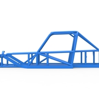 Frame of Small Block Supermodified race car 1:25 - Thumbnail 6