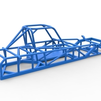 Frame of Small Block Supermodified race car 1:25 - Thumbnail 12