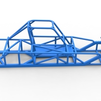 Frame of Small Block Supermodified race car 1:25 - Thumbnail 13