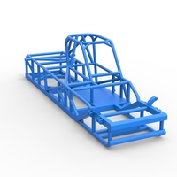 Frame of Small Block Supermodified race car 1:25 - Thumbnail 15