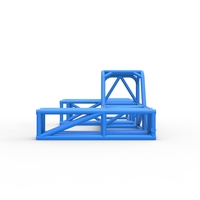 Frame of Supermodified rear engine race car 1:25 - Thumbnail 5