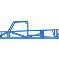 Frame of Supermodified rear engine race car 1:25 - Thumbnail 6