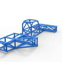 Frame of Supermodified rear engine race car 1:25 - Thumbnail 12