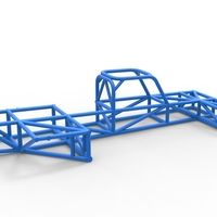 Frame of Supermodified rear engine race car 1:25 - Thumbnail 13