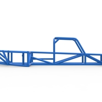Frame of Supermodified rear engine race car 1:25 - Thumbnail 14