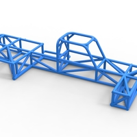 Frame of Supermodified rear engine race car 1:25 - Thumbnail 16