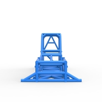 Frame of Supermodified front engine race car V1 Scale 1:25 - Thumbnail 5