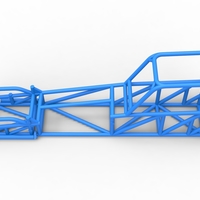 Frame of Supermodified front engine race car V1 Scale 1:25 - Thumbnail 7