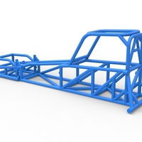 Frame of Supermodified front engine race car V1 Scale 1:25 - Thumbnail 9
