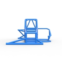 Frame of Supermodified front engine race car V2 1:25 - Thumbnail 5