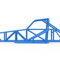 Frame of Supermodified front engine race car V2 1:25 - Thumbnail 6