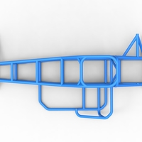 Frame of Supermodified front engine race car V2 1:25 - Thumbnail 8