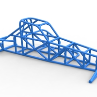 Frame of Supermodified front engine race car V2 1:25 - Thumbnail 15