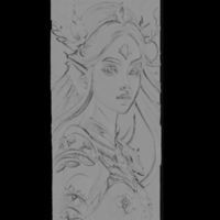 3D Warrior Girl: Striking Digital Art - Thumbnail 2