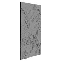 3D Warrior Girl: Striking Digital Art - Thumbnail 3