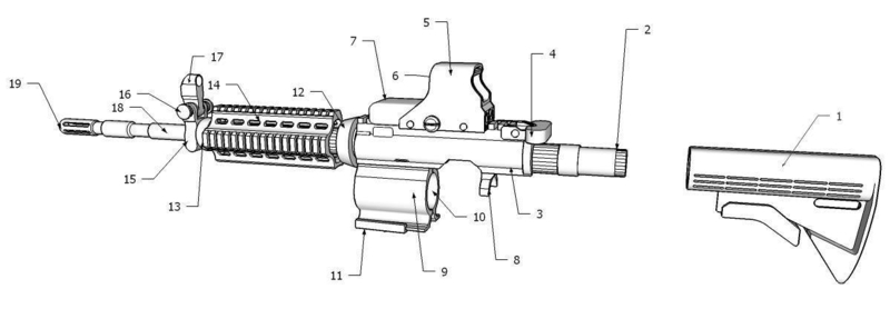 Improve VR Shooting - PS VR Aim Controller Mod 3D print model